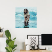 Jason Momoa Poster (Thuiskantoor)