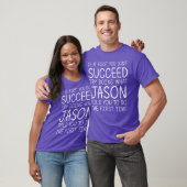 Jason Naam Verjaardag Grappig Kerstmis J T-shirt (Unisex)