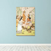 Jason pakt de Golden Fleece aan Canvas Afdruk (Insitu (Houten vloer))