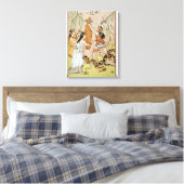 Jason pakt de Golden Fleece aan Canvas Afdruk (Insitu (Slaapkamer))