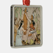 Jason pakt de Golden Fleece aan Metalen Ornament (Rechts)