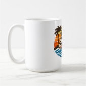 Jason Retro Sunset Naamontwerp Koffiemok (Links)