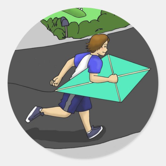 Jason Ronde Sticker (Voorkant)