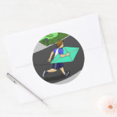 Jason Ronde Sticker (Envelop)