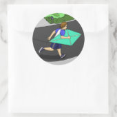 Jason Ronde Sticker (Tas)