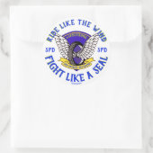 JASON SEALS SLIDELL POLITIE SPD MOTORFIETS GEBEDEN RONDE STICKER (Tas)