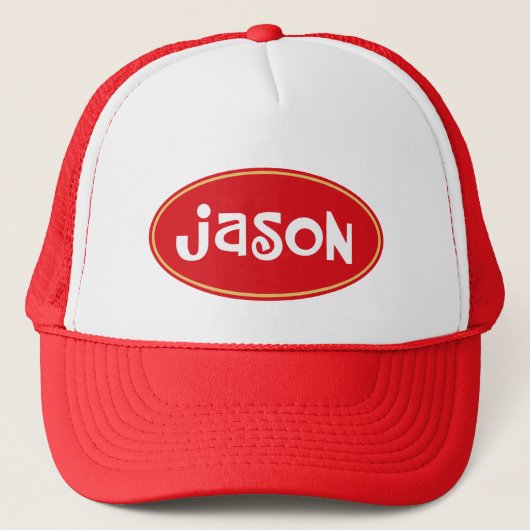 "JASON" Trucker Hat Trucker Pet (Voorkant)