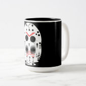 Jason Vrijdag de 13de Tweekleurige Koffiemok (Voorkant rechts)