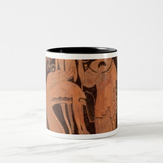 Jason wordt uitgeroeid tweekleurige koffiemok (Center)