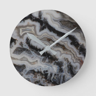 Jasper Agate Gemengd Slab Ronde Klok