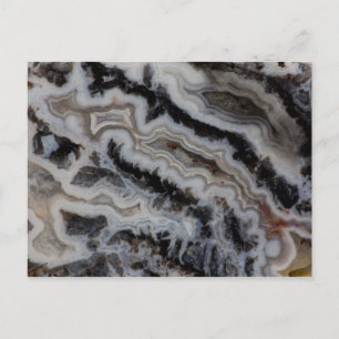 Jasper Agate Gemengde Plaat Briefkaart