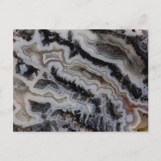 Jasper Agate Gemengde Plaat Briefkaart (Voorkant)