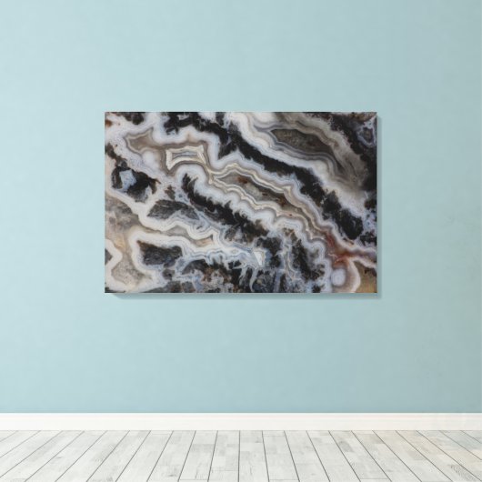 Jasper Agate Gemengde Plaat Canvas Afdruk (Insitu (Houten vloer))