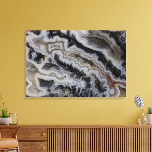 Jasper Agate Gemengde Plaat Canvas Afdruk (Insitu (Woonkamer))