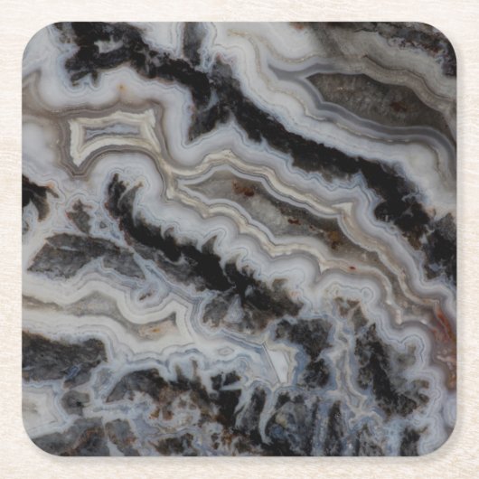 Jasper Agate Gemengde Plaat Kartonnen Onderzetters (Voorkant)