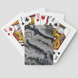 Jasper Agate Gemengde Plaat Pokerkaarten