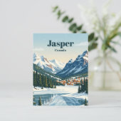 Jasper Alberta Canada Briefkaart (Staand voorkant)