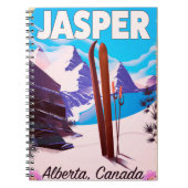 Jasper Alberta Canada reisposter Notitieboek (Voorkant)