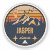 Jasper, Alberta Sticker (Voorkant)