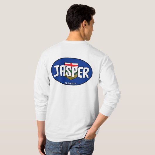 Jasper, Alberta T-shirt (Achterkant volledig)