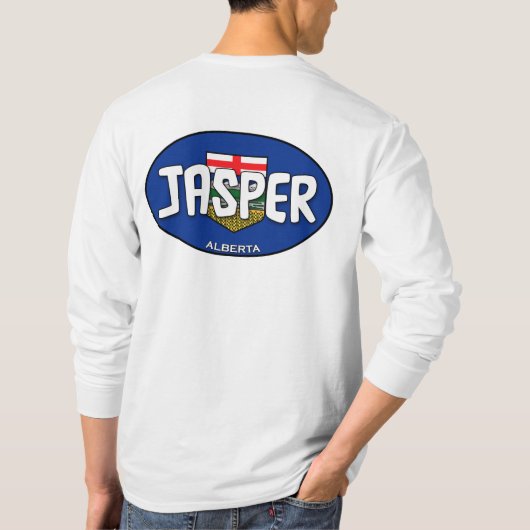 Jasper, Alberta T-shirt (Achterkant)