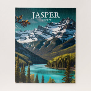 Jasper   Alberta Travel  Retro Legpuzzel