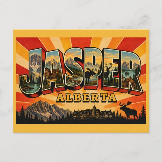 Jasper Alberta Wild & Serene Briefkaart (Voorkant)