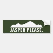 Jasper Alsjeblieft Bumpersticker (Voorkant)