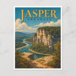 Jasper Arkansas Ozark Bluffs GeoSaga Briefkaart