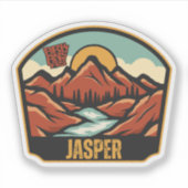 Jasper, Arkansas Sticker (Voorkant)
