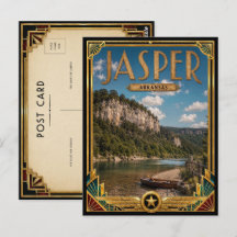 Jasper Arkansas Vintage Art Deco Gouden Tijdperk