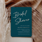 Jasper | Boho Minimalist Script Vrijgezellenfeest Folie Uitnodiging