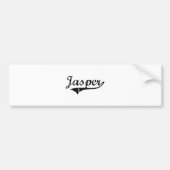 Jasper Classic Style Name Bumpersticker (Voorkant)