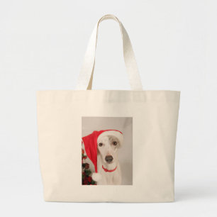 Jasper de Kersthond Grote Tote Bag