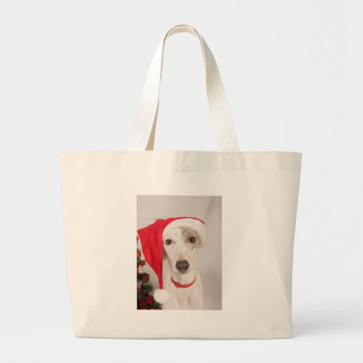 Jasper de Kersthond Grote Tote Bag (Voorkant)