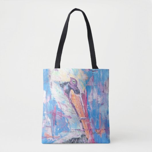 Jasper de Pelikaan Canvas tas (Voorkant)