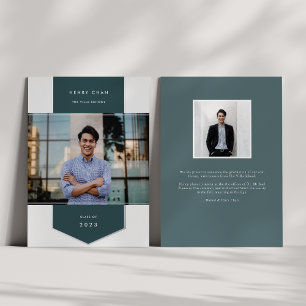 Jasper   Folie Banner Foto Afstuderen Folie Uitnodiging