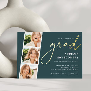 Jasper   Fotofiltreerstrips Gold Folie Uitnodiging