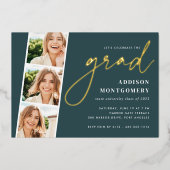 Jasper | Fotofiltreerstrips Gold Folie Uitnodiging (Voorkant)