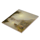 Jasper Francis Cropsey - Autumn op Greenwood Lake Tegeltje (Zijkant)