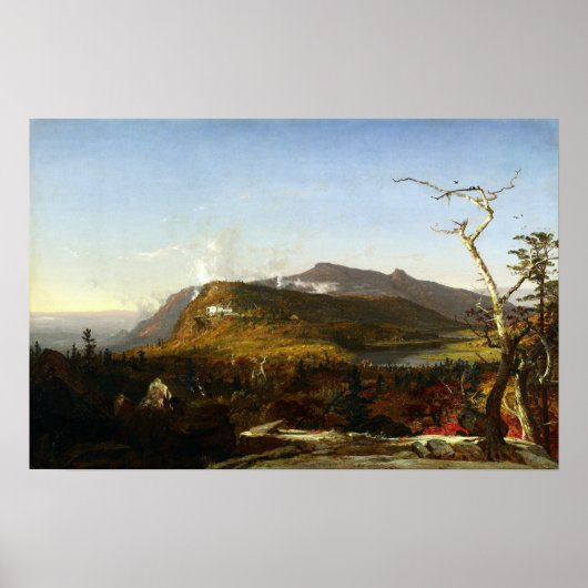Jasper Francis Cropsey Catskills Mountain House Poster (Voorkant)