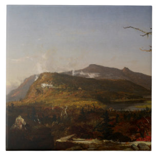 Jasper Francis Cropsey - Catskills Mountain House Tegeltje