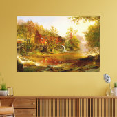 JASPER FRANCIS CROPSEY - DE OUDe MOLEN - 1876 - Canvas Afdruk (Insitu (Woonkamer))