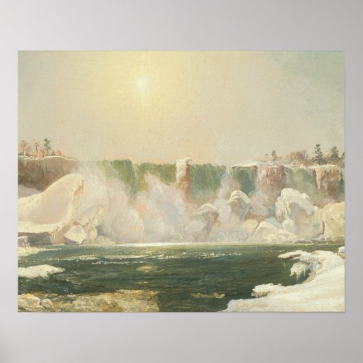 Jasper Francis Cropsey - Niagara-Herfsten in de wi Poster (Voorkant)