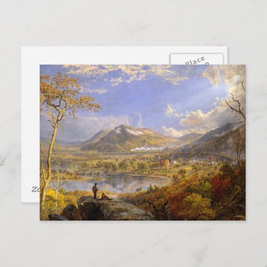 Jasper Francis Cropsey - Starrucca Viaduct Briefkaart (Voorkant / Achterkant)