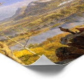 Jasper Francis Cropsey - Starrucca Viaduct Poster (Hoek)