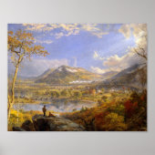 Jasper Francis Cropsey - Starrucca Viaduct Poster (Voorkant)