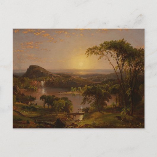 Jasper Francis Cropsey - Summer, Lake Ontario Briefkaart (Voorkant)