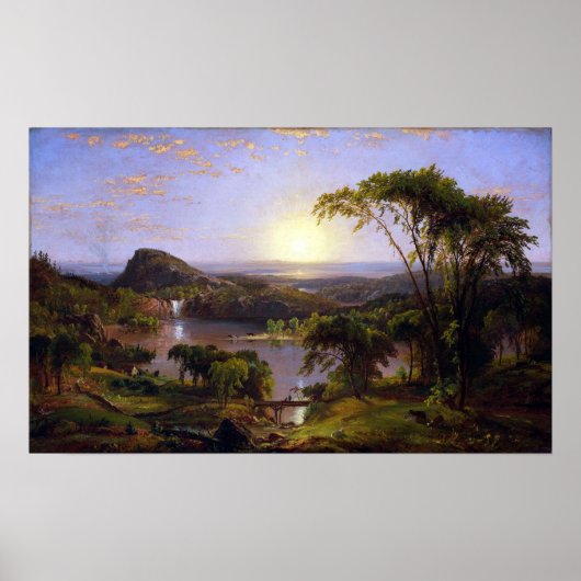 Jasper Francis Cropsey Summer, Lake Ontario Poster (Voorkant)
