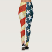 Jasper Johns USA Vlag Leggings (Achterkant)